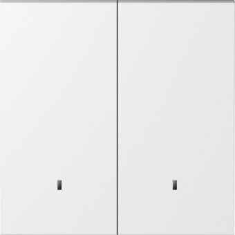 Клавиша 2-я с подсветкой, матовый белый, серия S08