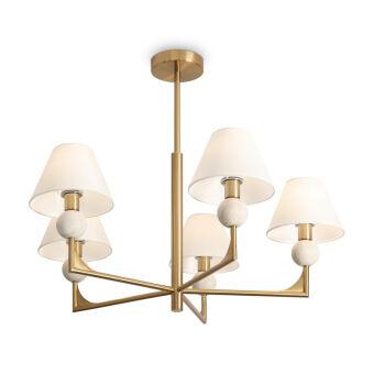 Люстра на штанге Freya FR2043CL-05BS