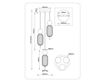 Подвесной светильник Ambrella Light LH53102