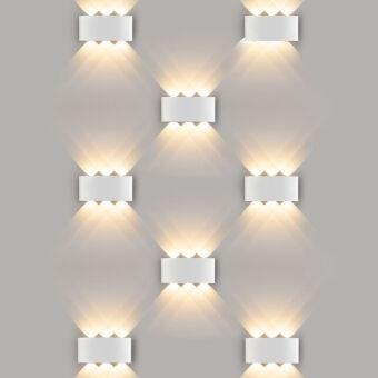 Светильник настенный Elektrostandard 1551 TECHNO LED TWINKY TRIO белый