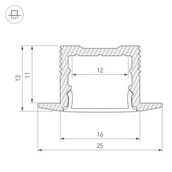 Профиль Arlight 036040