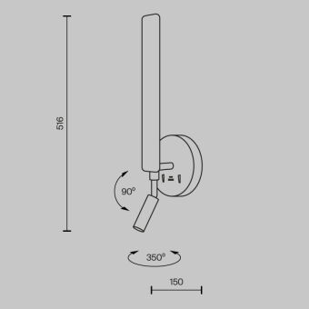 Бра Maytoni MOD214WL-L8B3K1
