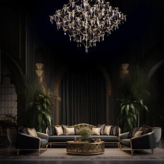 Подвесная люстра LOFT IT 10259/800 Gold Asfour