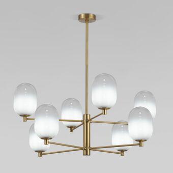 Люстра на штанге Eurosvet 60161/8 латунь