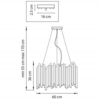 Подвесная люстра Lightstar 816107
