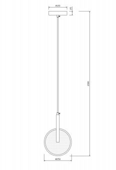 Подвесной светильник Freya FR6002PL-L15CH