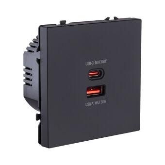 Розетка KOLLINGER EC-024BK