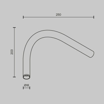 Бра Maytoni Technical C104WL-3W3-6K-B