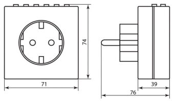 Розетка Feron 23215