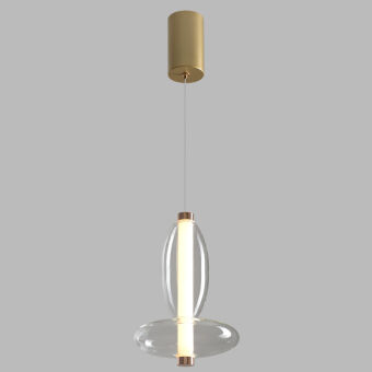 Подвесной светильник Crystal Lux QUASAR SP7W LED TRANSPARENT