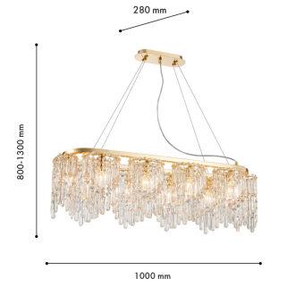 Подвесная люстра Favourite 4724-10P