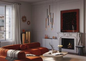 Каскадная люстра Maytoni MOD383PL-L40BBS3K