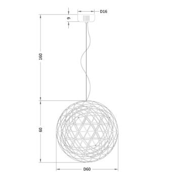 Подвесная люстра Divinare 1030/02 SP-92