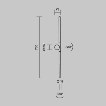 Бра Maytoni MOD432WL-L9B3K