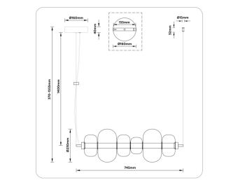 Подвесной светильник Ambrella Light LH11071
