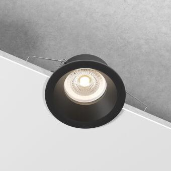 Влагозащищенный светильник Elektrostandard 25061/01 GU10 черный IP44