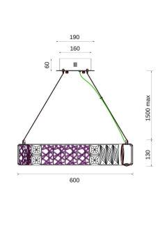 Подвесная люстра Fluorite FL1057-6P