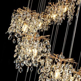 Каскадная люстра MODELUX ML.6555.25 GD