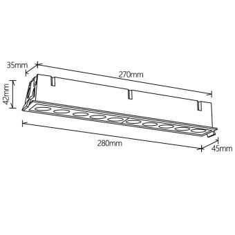 Встраиваемый светильник Mantra 9135