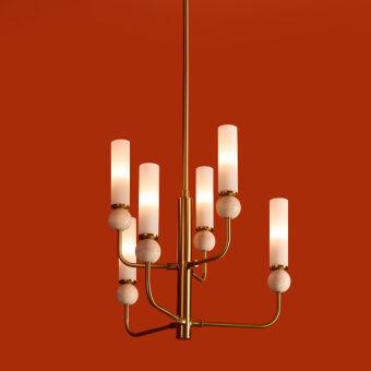 Люстра на штанге Freya FR5482CL-06BS1