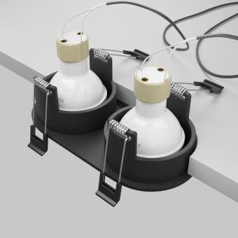 Встраиваемый светильник Maytoni Technical DL126-02-GU10-B