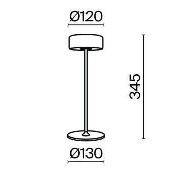 Настольная лампа Maytoni MOD229TL-L3G3K2