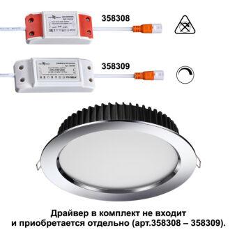 Влагозащищенный светильник Novotech 358307