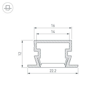 Профиль Arlight 040734
