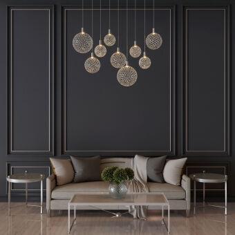 Подвесной светильник Eurosvet 90353/9 хром