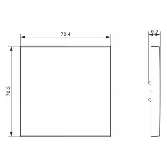 Клавиша 1-я, сталь, серия S08