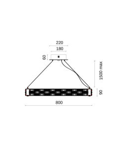 Подвесная люстра Fluorite FL1052-10P