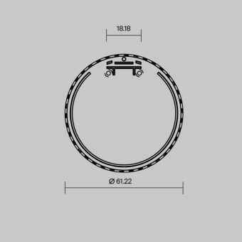 Заглушка профиля Maytoni Technical 642082