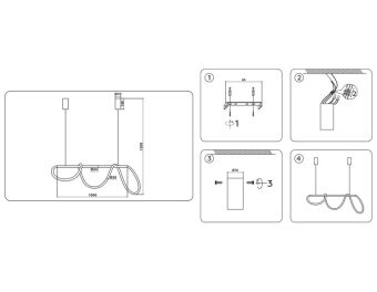 Подвесной светильник Ambrella Light FL10535