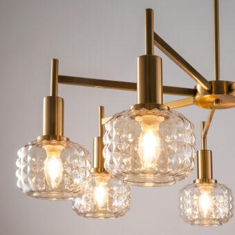 Люстра на штанге Freya FR5366CL-07BS