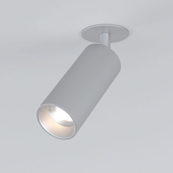 Встраиваемый светильник Elektrostandard Diffe серебряный 10W 4200K (25052/LED)
