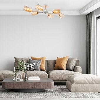 Люстра на штанге Escada 1131/6P White/Gold