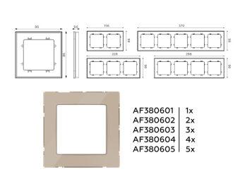 Рамка Ambrella Volt AF380602