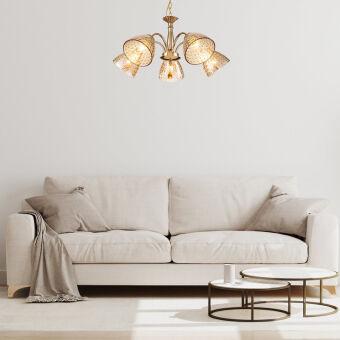 Подвесная люстра Escada 658/5PL Gold