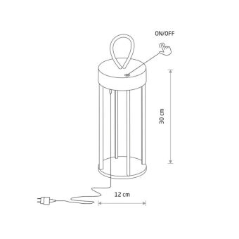 Уличный настольный светильник Nowodvorski 11536