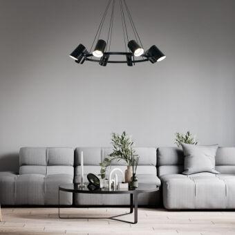 Подвесная люстра Eurosvet 70147/8 черный