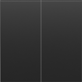 Клавиша для перекрёстного переключателя 2-я, черный графит, серия S08