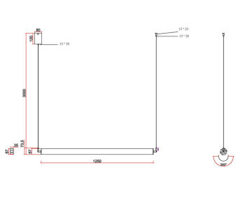 Подвесной светильник Kink Light 08208-125,01