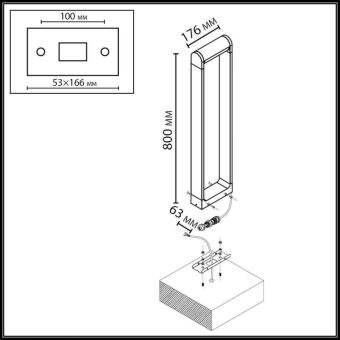 Садово-парковый светильник Odeon Light 7118/12GLA
