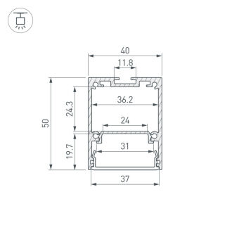 Профиль Arlight 055135