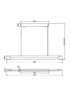 Подвесной светильник Maytoni MOD276PL-L40W3K