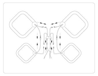 Накладная люстра Ambrella Light FA3822