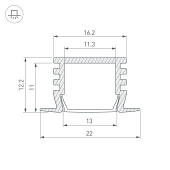Профиль Arlight 012083
