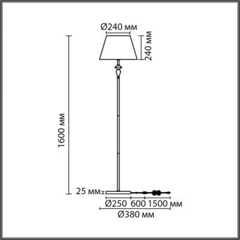 Торшер LUMION 8275/1F