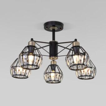 Люстра на штанге Eurosvet 70075/5 черный