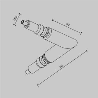 Коннектор Maytoni Technical CA006EC-BS